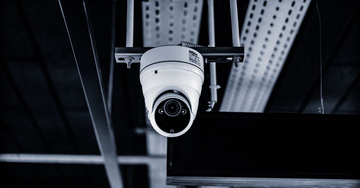 High-quality dome surveillance camera mounted indoors for optimal security monitoring.