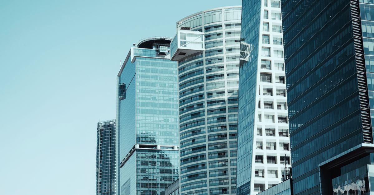 Explore the sleek architecture of downtown Mexico City's modern skyscrapers.