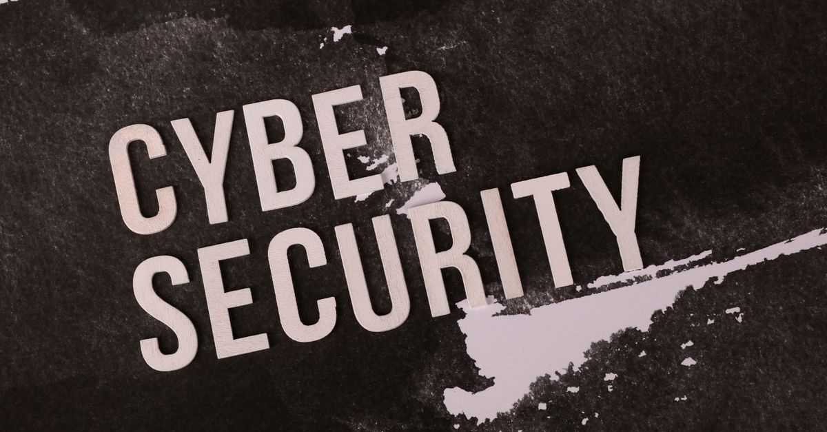 Cyber security concept shown on grunge-style background highlights the importance of digital protection.